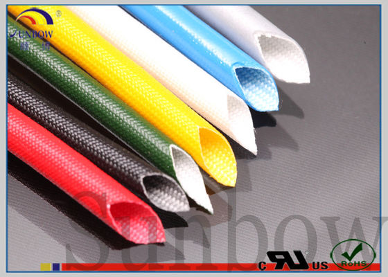 China Self - Extinguishing Silicone Fiberglass Sleeving For Micro - Wave Oven supplier