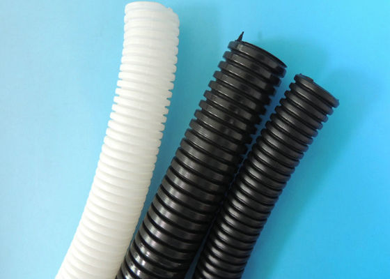 China Flexible White Black Seal Type Corrugated Pipes with PE PP PA Fire and Acid Resistance supplier