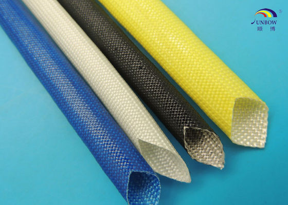 China Acrylic Resin Coated Fiberglass Sleeve for F Class Electrical Motor supplier