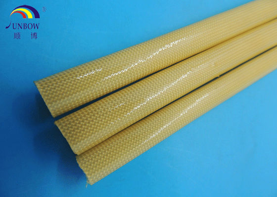 China High Voltage Insulation Protection Polyurethane Fiberglass Sleeving 4kv supplier