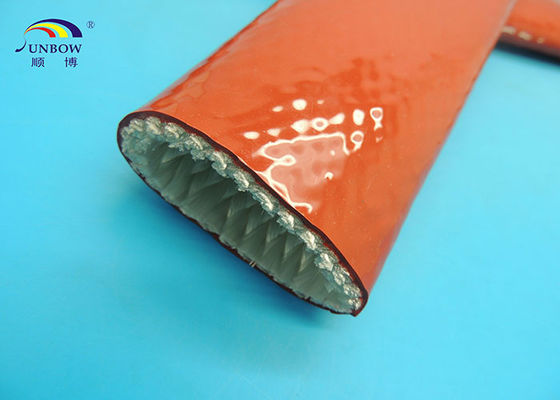 China Heat Resistant Fireproof Sleeve for Steels Rust Red 1650℃ High Temperature supplier
