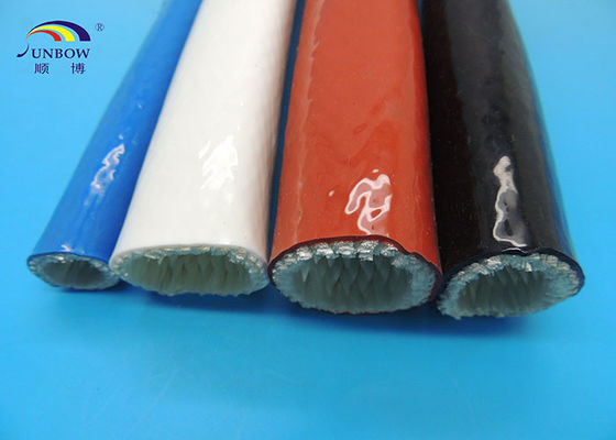 China Fiberglass Fireproof Sleeve for Steel Plants , Flexible Fire Resistant Sleeves supplier