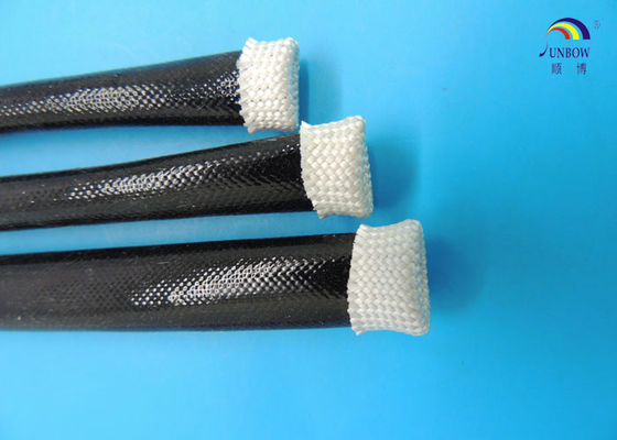 China Flexible Insulation Expandable Braided Sleeving Black Self - Extinguishing supplier