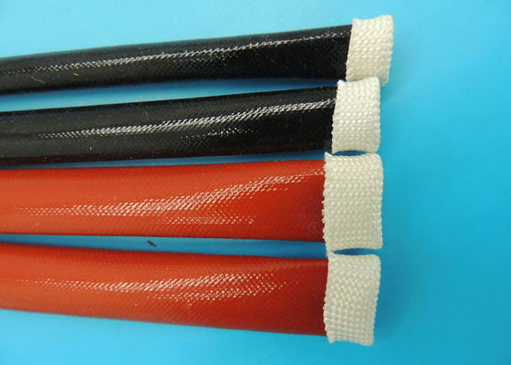 China H Class Motors Fiberglass Expandable Sleeve Coated with Silicone Resin -60ºC ~ 180ºC supplier
