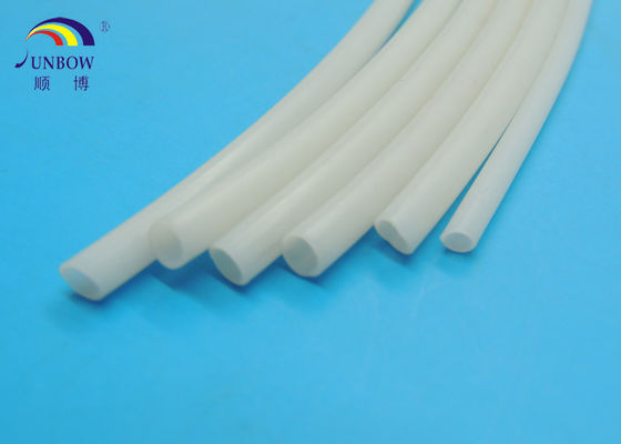China Flexible White Silicone Rubber Tube for Automobile Cable , Sealings , Wiring Insulation supplier