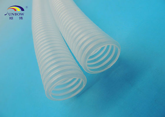 China Plastic Corrugated Pipes / Tube PP PE PA Moulded Clear Corrugated Tubing supplier