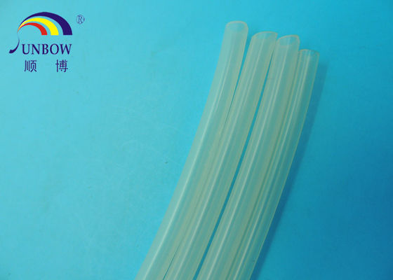 China Transparent Silicone Rubber Tube / Clear Heat Shrinkable Tubing -40ºC - 200ºC supplier