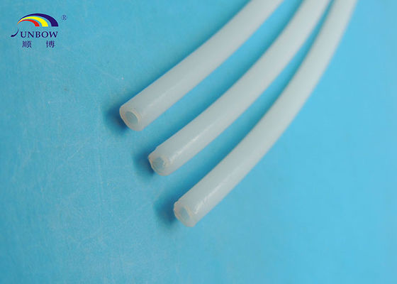 China High Pressure Small Dia PTFE Tube / PTFE Pipe / Sleeves Transparent and White supplier