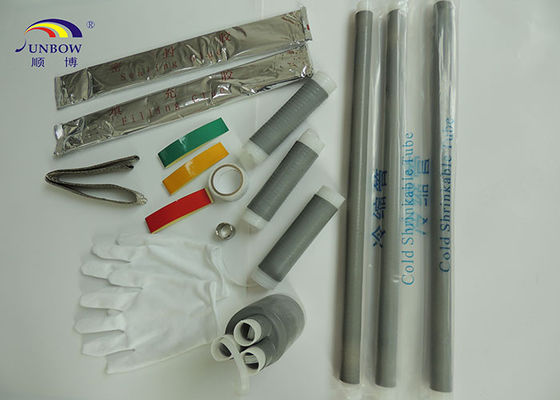 China Cold Shrink Cable Accessories Joint Kits 1 - 36 kV For Connector Insulation supplier