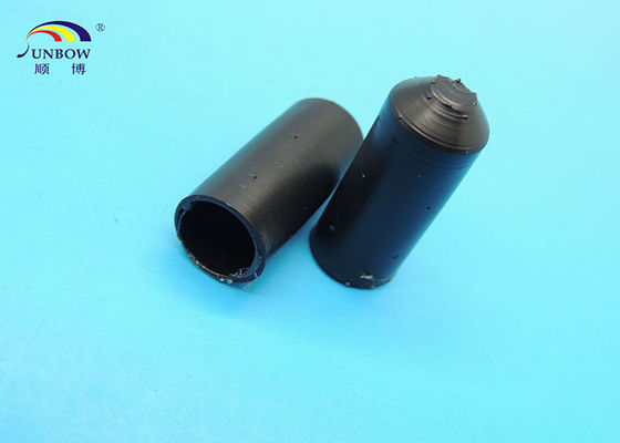 China Wire Cables Accessories Waterproof Polyolefin Heat Shrink End Caps , Tube Protection Caps supplier