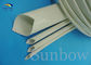 Insulation type Silicone Fiberglass Sleeving / Flame Retardant industrial sleeves supplier