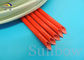 Iron oxide red braided sleeving products , High Temperature Fiberglass Sleeving supplier