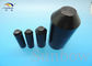 ADHESIVE LINED heat shrink cable end caps , BLACK caps for wire supplier