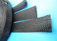 Cable 4mm - 70mm black PET expandable sleeving protect cable / wire harness supplier