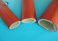 High Temperature Silicone Coated Glass Fiber Fireproof Sleeve Red supplier