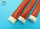 Silicone Coated Fiberglass Expandable Braided Sleeving / Sleeves / Tubing / Pipes supplier