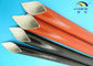 4KV Silicone Resin Coated Braided Fiberglass Sleeve / Expando Sleeving 0.5mm ~ 50.0mm supplier