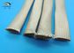 Braided High Temperature Fiberglass Sleeving , Electric Cable Protection Sleeve supplier