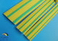 electrical insulation tube PE/PVC heat shrink tube green / yellow double color supplier