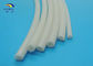 Flexible White Silicone Rubber Tube for Automobile Cable , Sealings , Wiring Insulation supplier