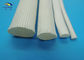 White Uncoated Flexible High Temperature Fiberglass Sleeving for Cables 400℃ supplier