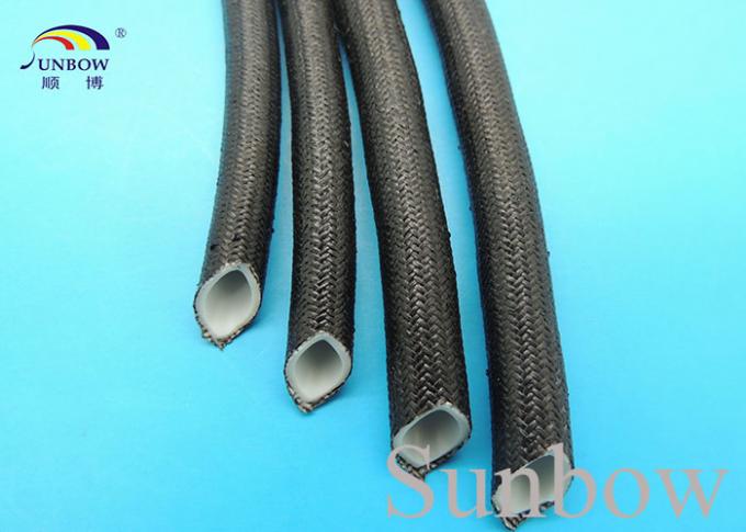 Extruded Silicone Rubber Tube Reinforced With Non Alkaline Fiberglass Braid