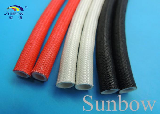 Extruded Silicone Rubber Tube Reinforced With Non Alkaline Fiberglass Braid