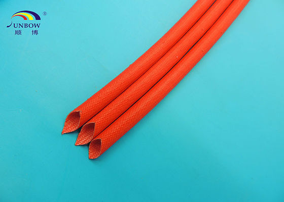 China 18mm Dia. Insulating Silicone Fiberglass Sleeving Sleeve for Transformers supplier