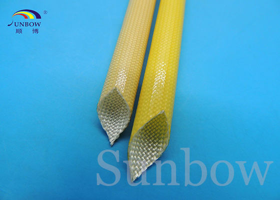 China F class oil reisitance Polyurethane fiberglass Sleeving for electric motors supplier