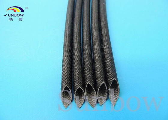 China Silicone Rubber Coated High Temperature Silicone Fiberglass Sleeving Sleeve supplier