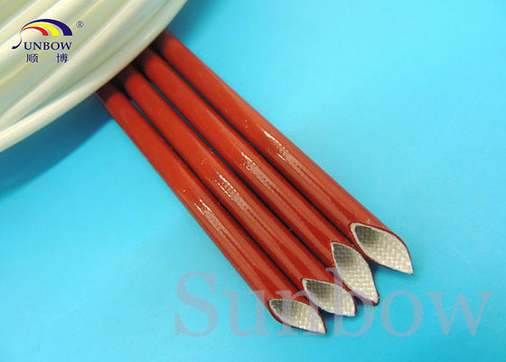 China 2760 Silicone Fiberglass Sleeving , electrical insulation sleeving 7.0KV supplier