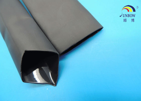 China Soft heavy wall polyolefin heat shrinable tube with / without adhesive with size Ø10-Ø85mm for  -45℃ - 125℃ temperature supplier