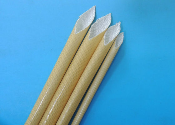 China PU Resin Coated Fiberglass Sleeve for Cable Insulation Appliance supplier