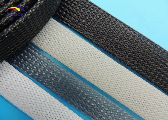 China Black Monofilament Pet Braided Expandable Sleeving Wear Resistant supplier