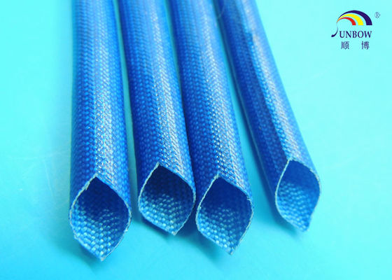 China Flame Resistant Acrylic Fiberglass Sleeving for Wire Insulation , Colorful Electrical Sleeve , Wire Harness supplier