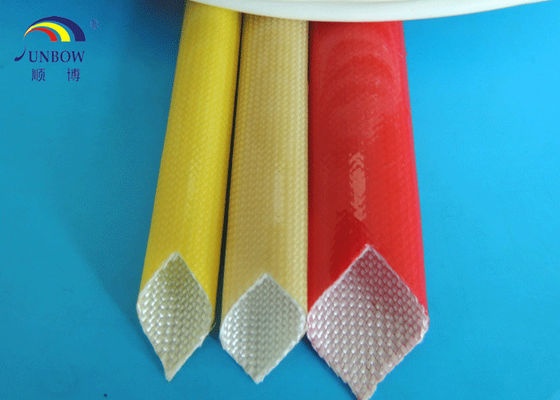 China Customized Polyurethane Sleeving / Fiber Glass PU Varnished Sleeve supplier