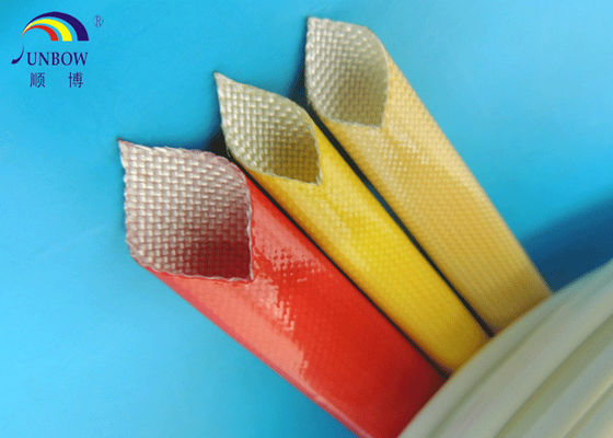 China high temperature resistant Polyurethane Coated Fiberglass Sleeving for F Class Motors supplier