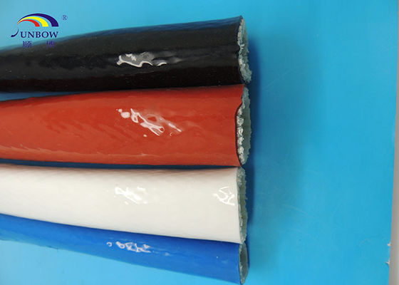 China Flexible High Temperature Resistant Silicone Fiberglass Sleeves Professional Manufacturer supplier