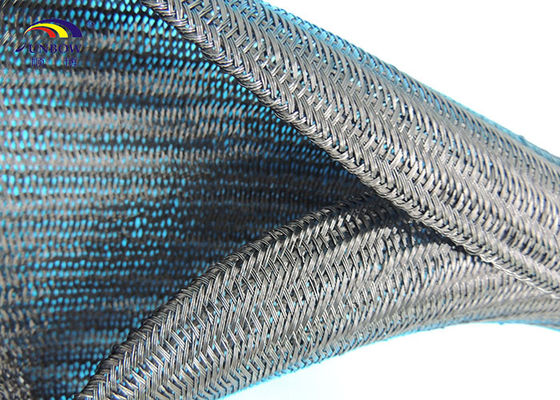 China Non-flammable abrasive Self-locking Expandable Sleeving / Sleeves Fast fixing and Self-closing supplier