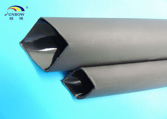 China Halogen free heavy wall polyolefin heat shrinable tube with / without adhesive with shrink ratio 3:1 for automobiles supplier