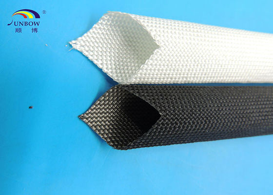 China Flexible Fireproof Braided Fiberglass Sleeve Insulation Sleeving for Electrical Wires supplier