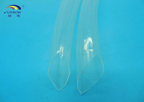 China Aolvent Resistant Clear Plastic Tubing vinylidene fluoride PVDF Heat Shrink Tube for Cable and Wire Insulation supplier