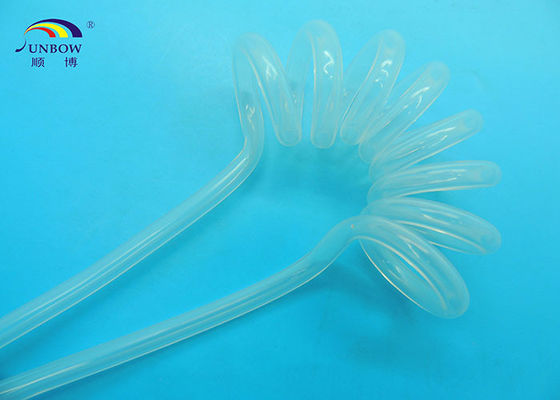 China Fluoroplastic Spiral PFA Tube , Plastic Heat Resistant Tubing For Unity PFA Winding Tubing supplier