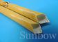 Heat resistance and good electrical Polyurethane (PU)  fiberglass sleeve for F grade machinery supplier