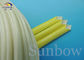 Yellow F Class Acrylic Fiberglass Sleeving Electrical Heat Protection Sleeve supplier