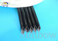 4.0KV 10mm Black Resin Silicone Coated Fiberglass Sleeve For Wire Insulation supplier