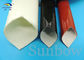4mm Electrical Wire Silicone Fiberglass Sleeving , thermal insulation sleeve supplier