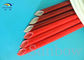 UL Brick Red Silicone fiberglass sleeving silicone rubber coated fibreglass sleeves supplier