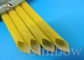 Silicone Rubber Coated Fiberglass Sleeving , White Fiberglass Braided Sleeving supplier