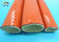 6mm To 130mm Colorful Insulation Braided Silicone Coated Glassfiber Fireproof Sleeve supplier